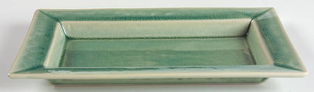 Basique Jade 11" Rectangular Serving Platter