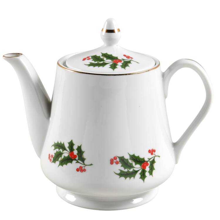 Holly Tea/Coffee Pot & Lid