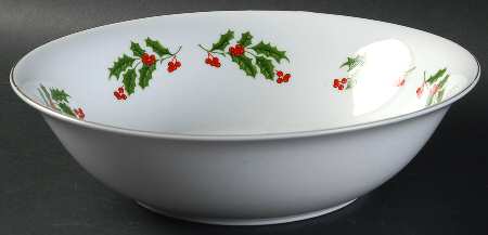 Holly 9" Round Vegetable Bowl by Japan