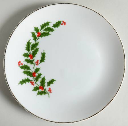 Holly Salad Plate