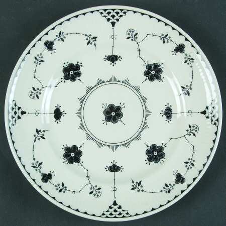 Denmark Black Salad Plate