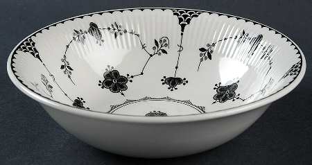 Denmark Black Soup/Cereal Bowl