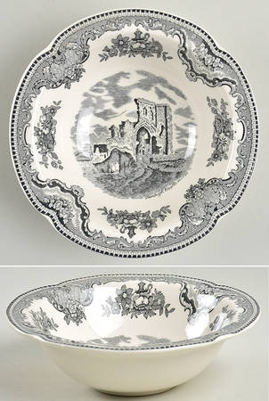 Old Britain Castles Black Soup/Cereal Bowl