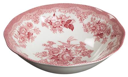 Asiatic Pheasant Pink Soup/Cereal Bowl