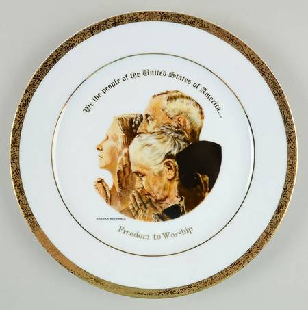Saturday Evening Post Dinner Plate