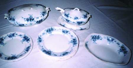 Begonia Blue (No Trim)  by Johnson Brothers