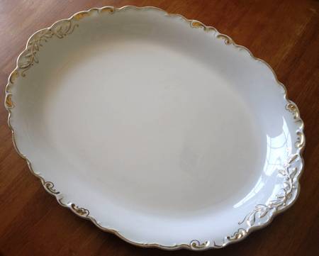JB714 17" Oval Serving Platter