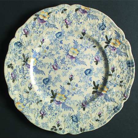 Old English Chintz Blue Multicolor (Staffordshire) by Johnson Brothers