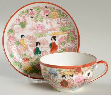 N4613 Flat Cup & Saucer Set