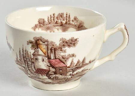 The Old Mill Brown Flat Cup