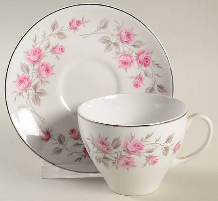 Rhapsody Footed Cup & Saucer Set
