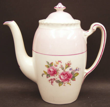 JB21 Pink Mini Coffee Pot & Lid