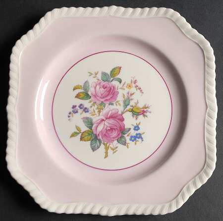 JB21 Pink Square Salad Plate