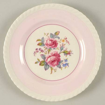 JB21 Pink Bread & Butter Plate