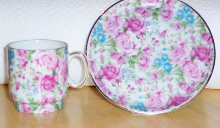 2107 Flat Demitasse Cup & Saucer Set