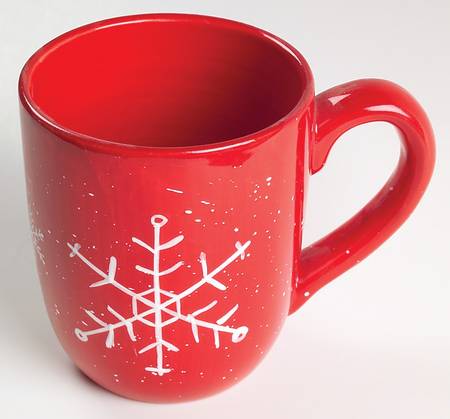 Snowflake (White Snowflakes) Mug