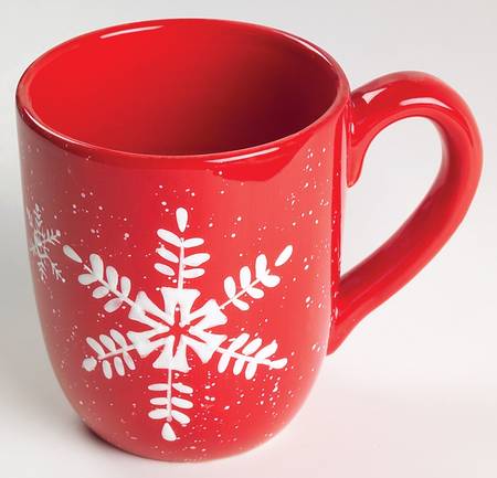 Snowflake (White Snowflakes) Mug