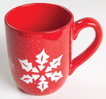 Snowflake (White Snowflakes) Mug