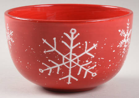 Snowflake (White Snowflakes) Fruit/Dessert (Sauce) Bowl