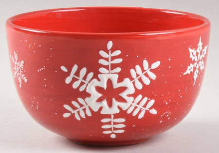 Snowflake (White Snowflakes) Fruit/Dessert (Sauce) Bowl