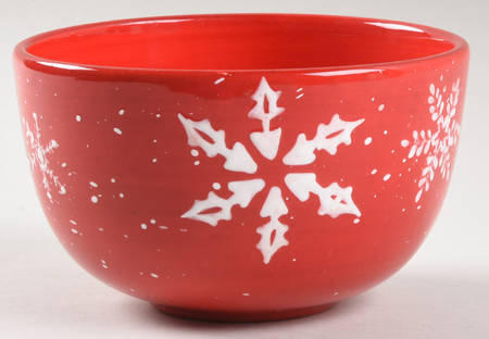 Snowflake (White Snowflakes) Fruit/Dessert (Sauce) Bowl