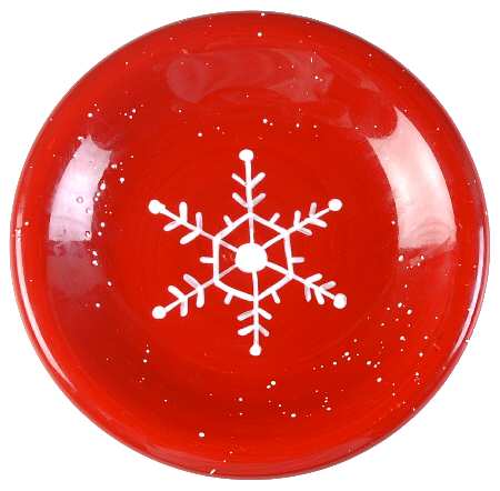 Snowflake (White Snowflakes) Salad/Dessert Plate