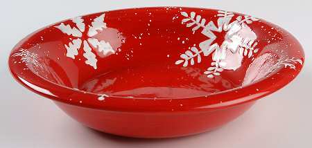 Snowflake (White Snowflakes) Soup/Cereal Bowl