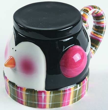 Santa's Helpers Figural Mug & Lid