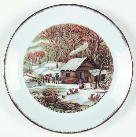 Currier & Ives Show Or Decorative Plate (Charger)