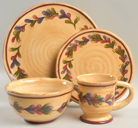 Tuscan Dreams (No Olives) 4 Piece Place Setting