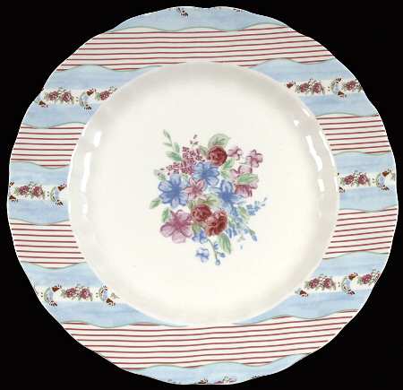 Farmhouse Chic (Silky Stripe) Dinner Plate