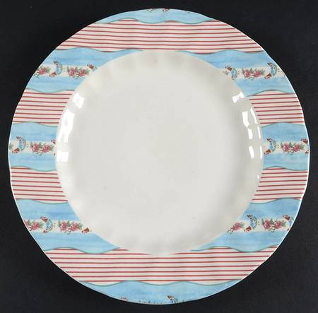 Farmhouse Chic (Silky Stripe) Dinner Plate