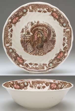 His Majesty (England 1883 Backstamp) 8" Round Vegetable Bowl