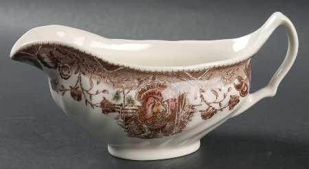 His Majesty (England 1883 Backstamp) Gravy Boat