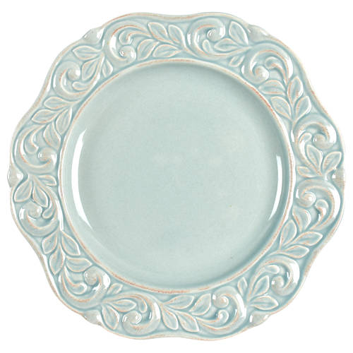 Isabella Blue Salad Plate