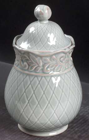Isabella Blue Small Canister & Lid