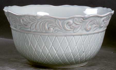Isabella Blue 10" Large Salad Serving Bowl