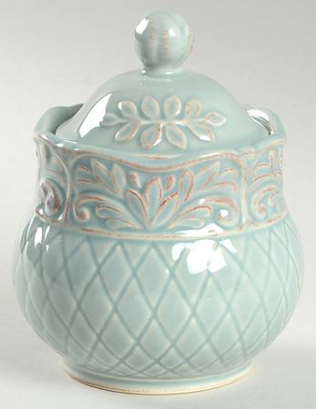 Isabella Blue Sugar Bowl & Lid