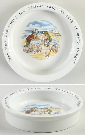 Alice In Wonderland Child's Bowl