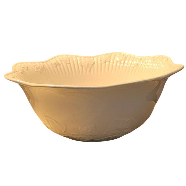 Villa Verde 12" Large Salad Serving Bowl