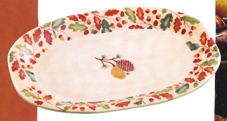 Wild Hatch 19" Oval Serving Platter