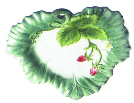 Wild Berries (Multicolor) Leaf Shaped Dish