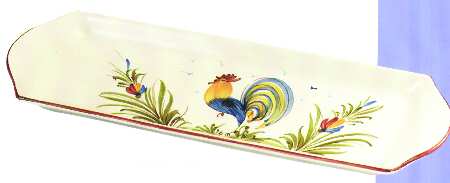 Roosters Bread Tray
