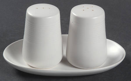 Bianco (3 Pc) Salt & Pepper Tray Set