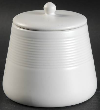 Bianco Sugar Bowl & Lid