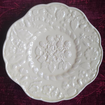 English Meadow (Cream) Salad/Dessert Plate