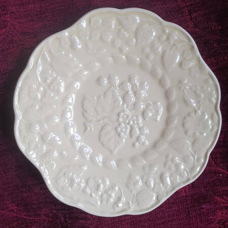 English Meadow (Cream) Salad/Dessert Plate