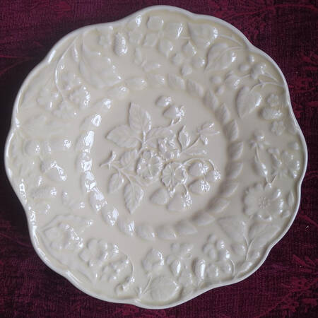 English Meadow (Cream) Salad/Dessert Plate