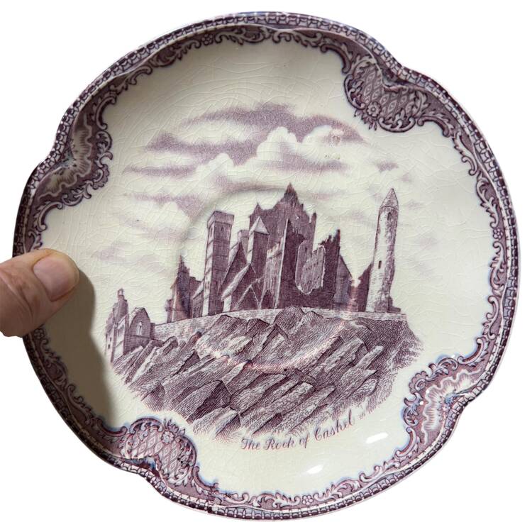 Old Britain Castles Lavender (Ribbed Edge) Saucer