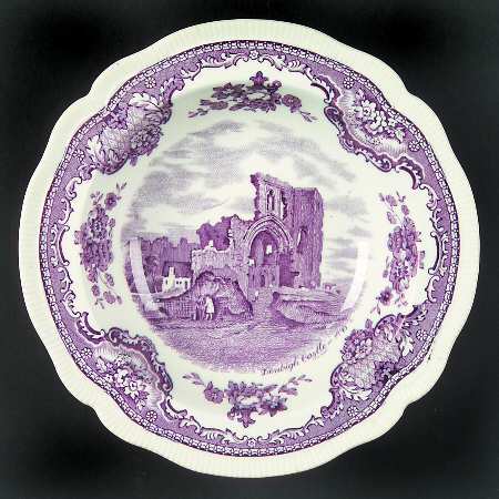 Old Britain Castles Lavender (Ribbed Edge) by Johnson Brothers
